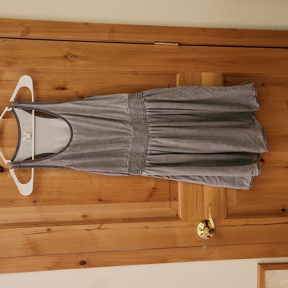 BP grey dress sundress swim cover size medium